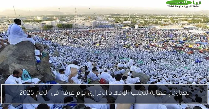 نصائح فعالة لتجنب الإجهاد الحراري يوم عرفة في الحج 2025