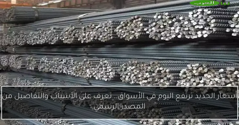 أسعار الحديد ترتفع اليوم في الأسواق.. تعرف على الأسباب والتفاصيل من المصدر الرسمي