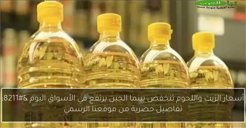 أسعار الزيت واللحوم تنخفض بينما الجبن يرتفع في الأسواق اليوم – تفاصيل حصرية من موقعنا الرسمي