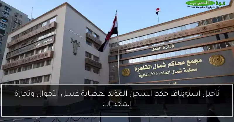 تأجيل استئناف حكم السجن المؤبد لعصابة غسل الأموال وتجارة المخدرات