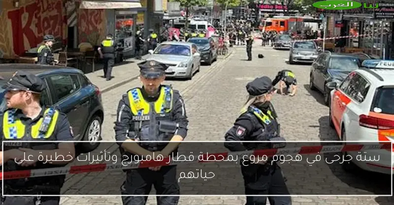 ستة جرحى في هجوم مروع بمحطة قطار هامبورج وتأثيرات خطيرة على حياتهم