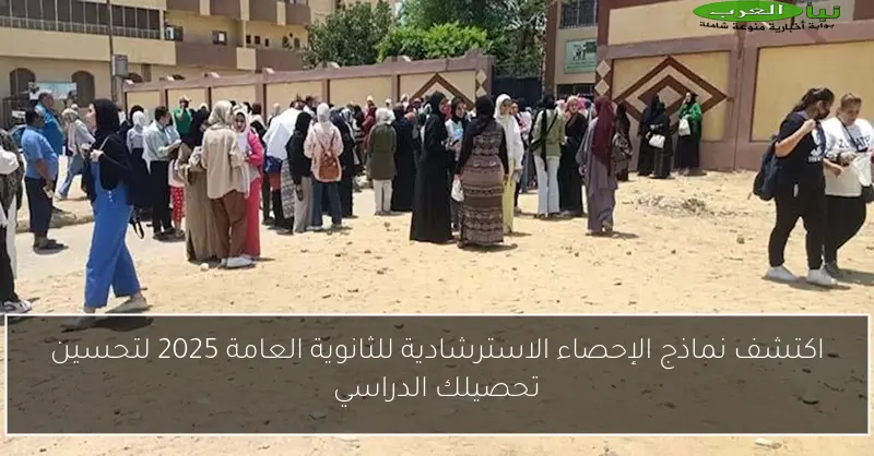 اكتشف نماذج الإحصاء الاسترشادية للثانوية العامة 2025 لتحسين تحصيلك الدراسي