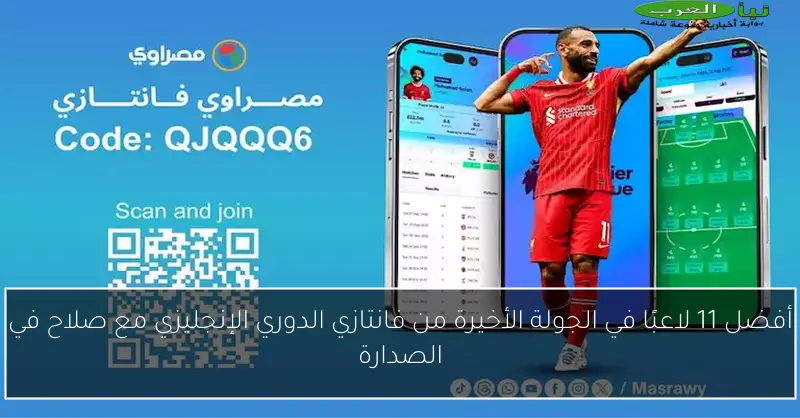 أفضل 11 لاعبًا في الجولة الأخيرة من فانتازي الدوري الإنجليزي مع صلاح في الصدارة