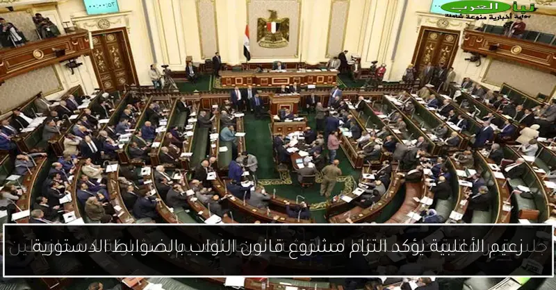 زعيم الأغلبية يؤكد التزام مشروع قانون النواب بالضوابط الدستورية