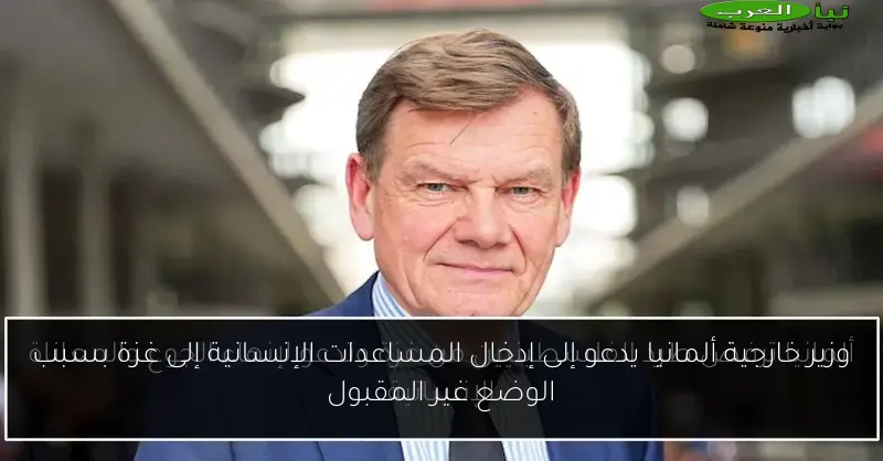 وزير خارجية ألمانيا يدعو إلى إدخال المساعدات الإنسانية إلى غزة بسبب الوضع غير المقبول