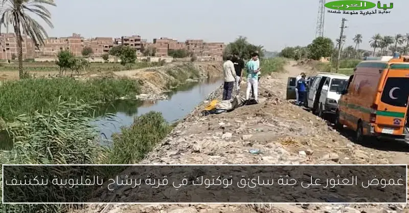غموض العثور على جثة سائق توكتوك في قرية برشاح بالقليوبية يتكشف