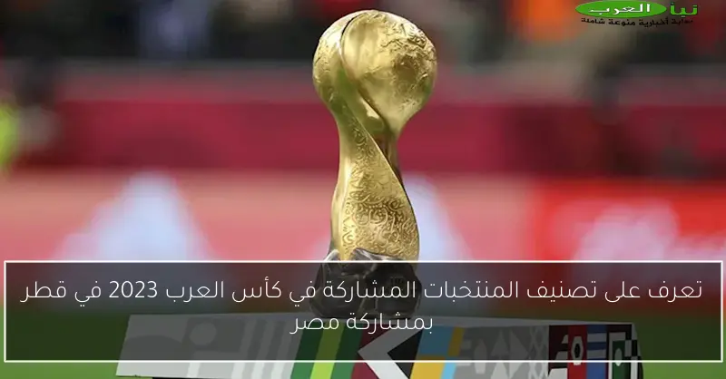 تعرف على تصنيف المنتخبات المشاركة في كأس العرب 2023 في قطر بمشاركة مصر
