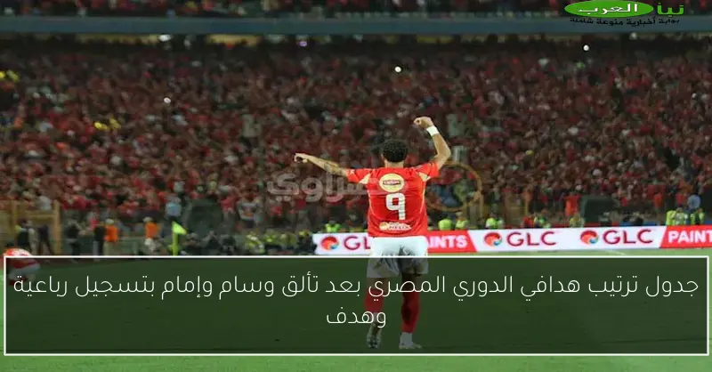جدول ترتيب هدافي الدوري المصري بعد تألق وسام وإمام بتسجيل رباعية وهدف