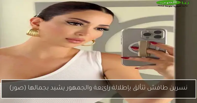 نسرين طافش تتألق بإطلالة رائعة والجمهور يشيد بجمالها (صور)
