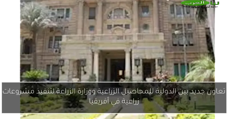 تعاون جديد بين الدولية للمحاصيل الزراعية ووزارة الزراعة لتنفيذ مشروعات زراعية في أفريقيا