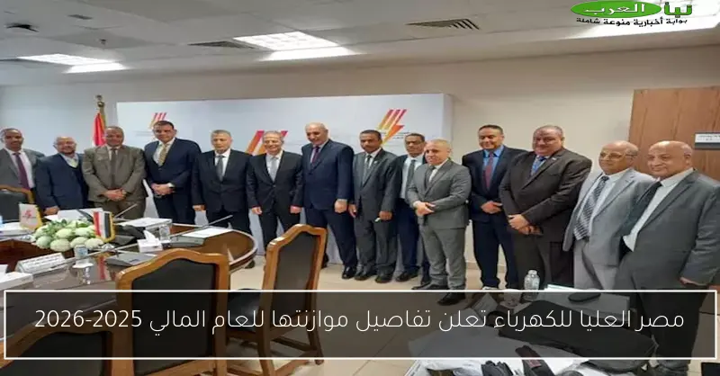 مصر العليا للكهرباء تعلن تفاصيل موازنتها للعام المالي 2025-2026