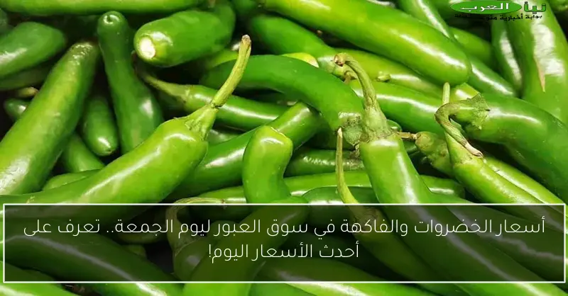 أسعار الخضروات والفاكهة في سوق العبور ليوم الجمعة.. تعرف على أحدث الأسعار اليوم!