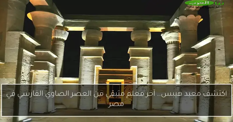 اكتشف معبد هيبس.. آخر معلم متبقي من العصر الصاوي الفارسي في مصر