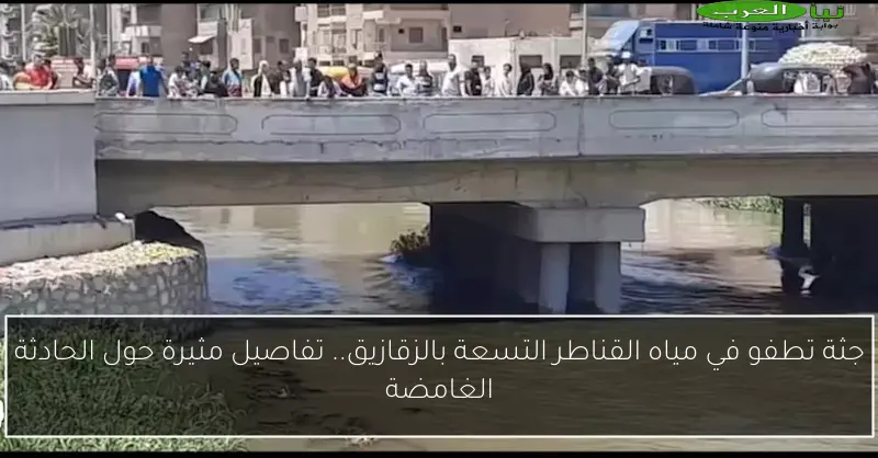 جثة تطفو في مياه القناطر التسعة بالزقازيق.. تفاصيل مثيرة حول الحادثة الغامضة