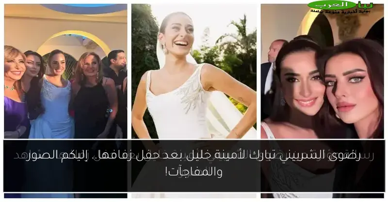 رضوى الشربيني تبارك لأمينة خليل بعد حفل زفافها.. إليكم الصور والمفاجآت!