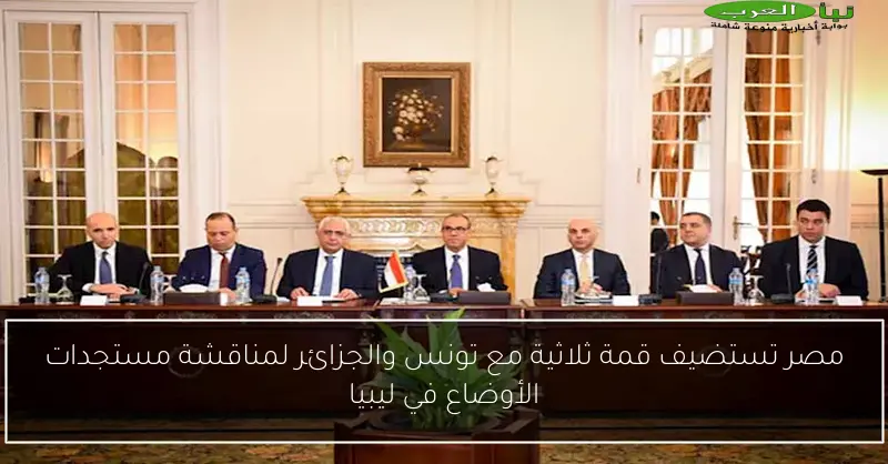 مصر تستضيف قمة ثلاثية مع تونس والجزائر لمناقشة مستجدات الأوضاع في ليبيا