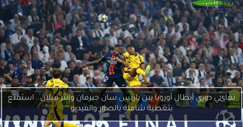 نهائي دوري أبطال أوروبا بين باريس سان جيرمان وإنتر ميلان.. استمتع بتغطية شاملة بالصور والفيديو