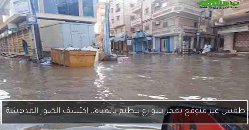 طقس غير متوقع يغمر شوارع بلطيم بالمياه.. اكتشف الصور المدهشة!