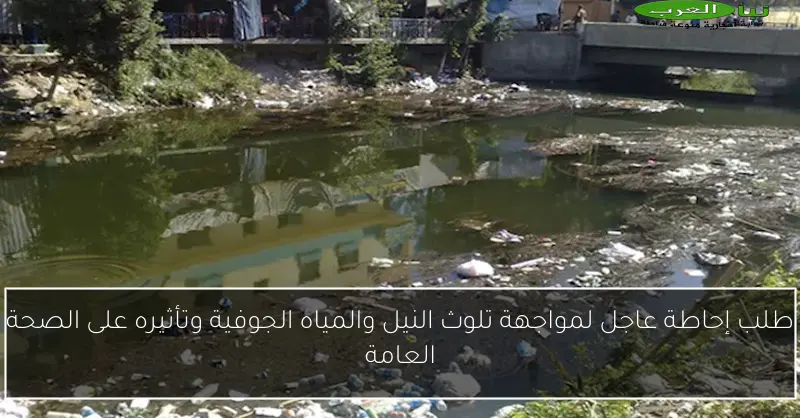 طلب إحاطة عاجل لمواجهة تلوث النيل والمياه الجوفية وتأثيره على الصحة العامة