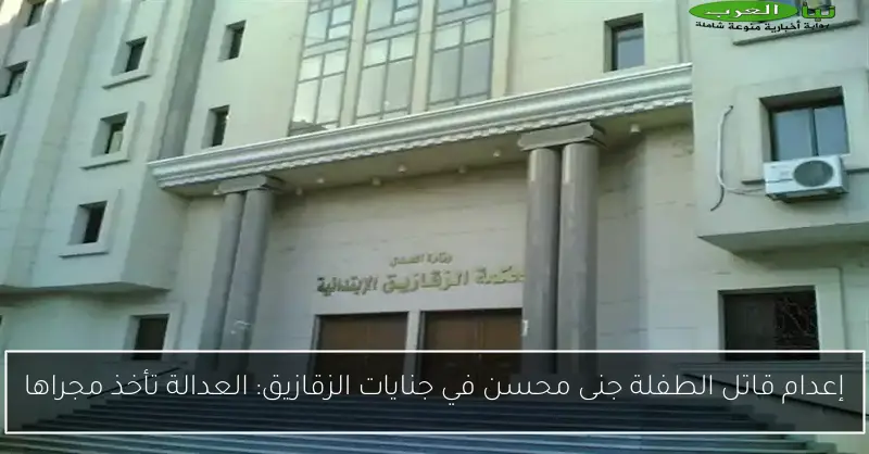 إعدام قاتل الطفلة جنى محسن في جنايات الزقازيق: العدالة تأخذ مجراها