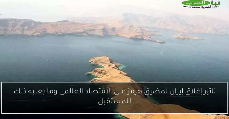 تأثير إغلاق إيران لمضيق هرمز على الاقتصاد العالمي وما يعنيه ذلك للمستقبل