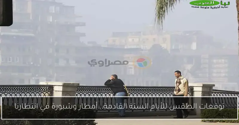 توقعات الطقس للأيام الستة القادمة.. أمطار وشبورة في انتظارنا