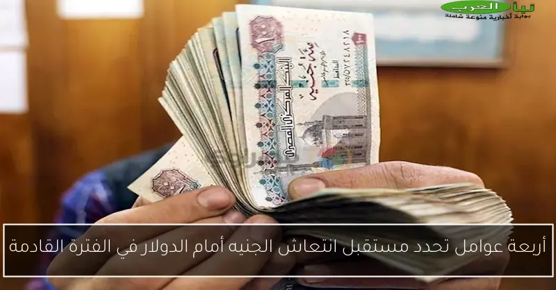 أربعة عوامل تحدد مستقبل انتعاش الجنيه أمام الدولار في الفترة القادمة
