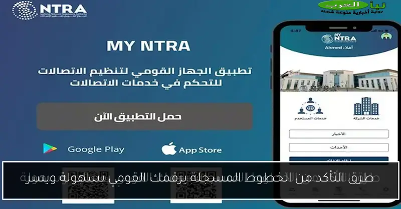 طرق التأكد من الخطوط المسجلة برقمك القومي بسهولة ويسر