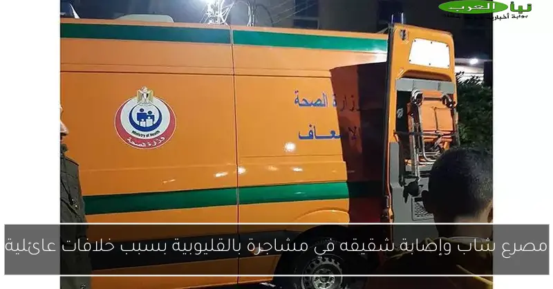 مصرع شاب وإصابة شقيقه في مشاجرة بالقليوبية بسبب خلافات عائلية