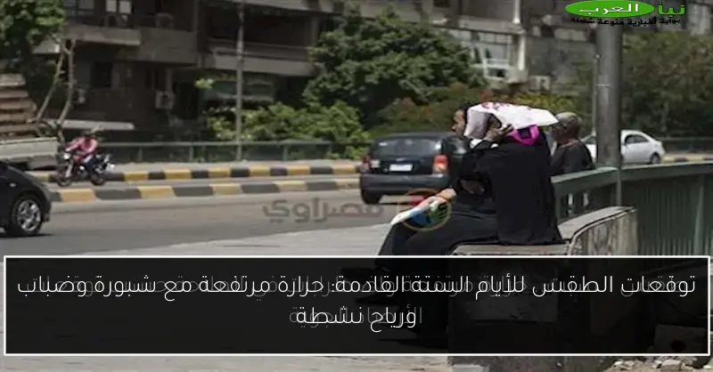 توقعات الطقس للأيام الستة القادمة: حرارة مرتفعة مع شبورة وضباب ورياح نشطة
