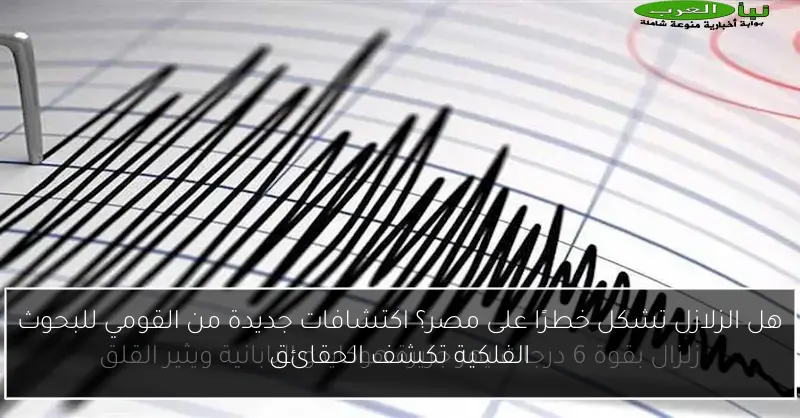 هل الزلازل تشكل خطرًا على مصر؟ اكتشافات جديدة من القومي للبحوث الفلكية تكشف الحقائق