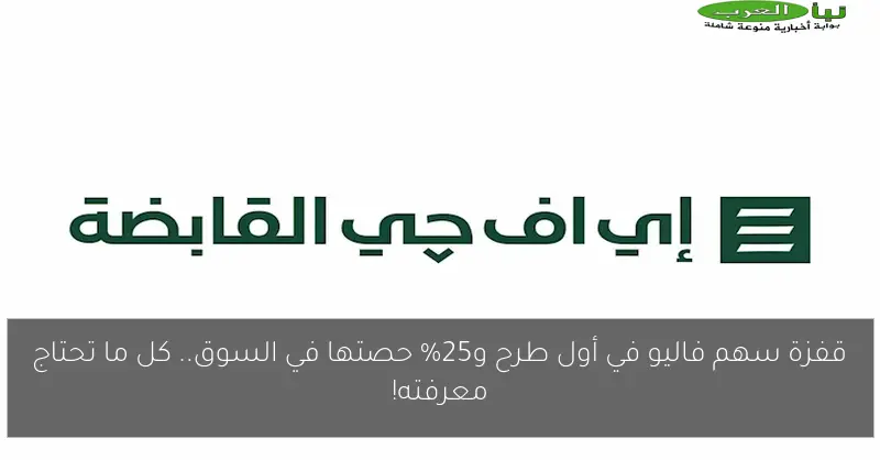 قفزة سهم فاليو في أول طرح و25% حصتها في السوق.. كل ما تحتاج معرفته!