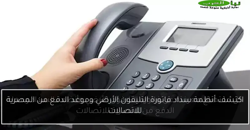 اكتشف أنظمة سداد فاتورة التليفون الأرضي وموعد الدفع من المصرية للاتصالات
