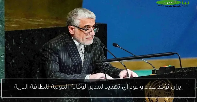 إيران تؤكد عدم وجود أي تهديد لمدير الوكالة الدولية للطاقة الذرية