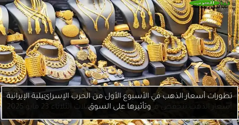 تطورات أسعار الذهب في الأسبوع الأول من الحرب الإسرائيلية الإيرانية وتأثيرها على السوق
