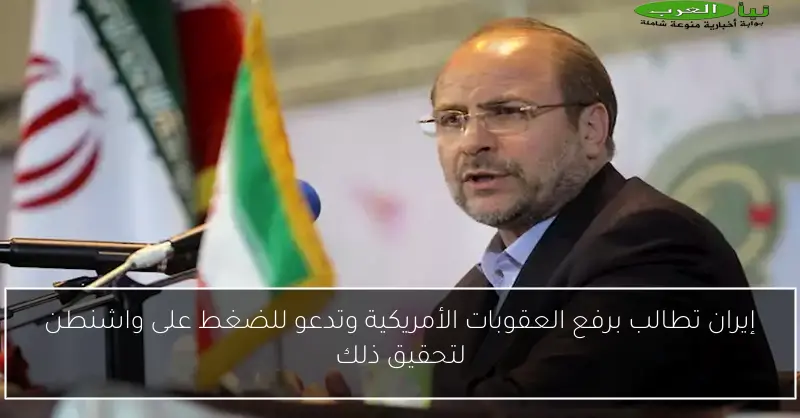 إيران تطالب برفع العقوبات الأمريكية وتدعو للضغط على واشنطن لتحقيق ذلك