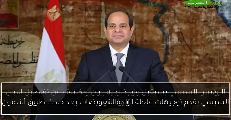 السيسي يقدم توجيهات عاجلة لزيادة التعويضات بعد حادث طريق أشمون