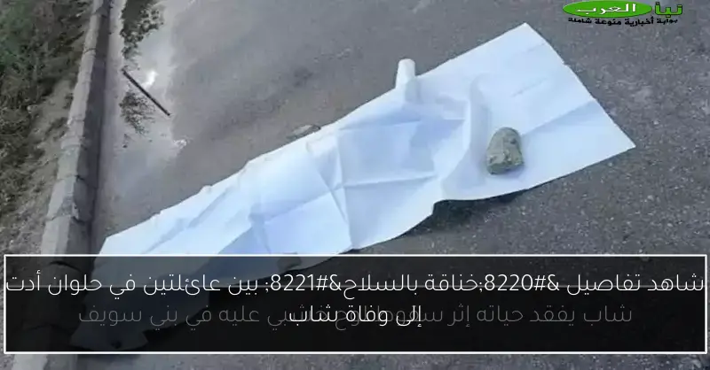 شاهد تفاصيل “خناقة بالسلاح” بين عائلتين في حلوان أدت إلى وفاة شاب