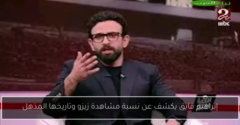 إبراهيم فايق يكشف عن نسبة مشاهدة زيزو وتاريخها المذهل