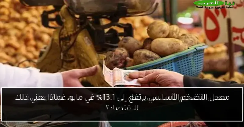 معدل التضخم الأساسي يرتفع إلى 13.1% في مايو، فماذا يعني ذلك للاقتصاد؟