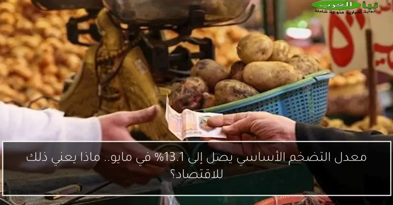 معدل التضخم الأساسي يصل إلى 13.1% في مايو.. ماذا يعني ذلك للاقتصاد؟