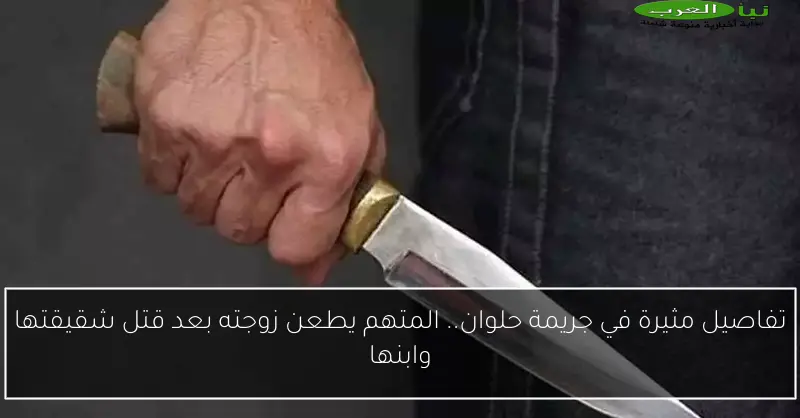 تفاصيل مثيرة في جريمة حلوان.. المتهم يطعن زوجته بعد قتل شقيقتها وابنها