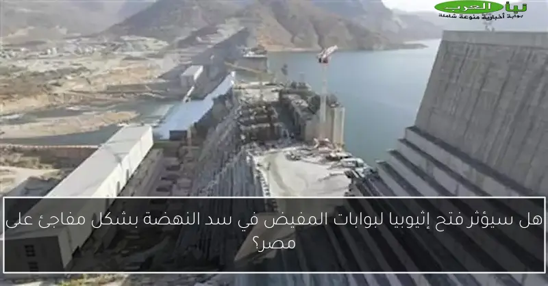 هل سيؤثر فتح إثيوبيا لبوابات المفيض في سد النهضة بشكل مفاجئ على مصر؟