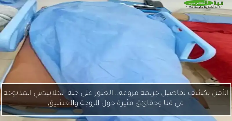 الأمن يكشف تفاصيل جريمة مروعة.. العثور على جثة الخلابيصي المذبوحة في قنا وحقائق مثيرة حول الزوجة والعشيق