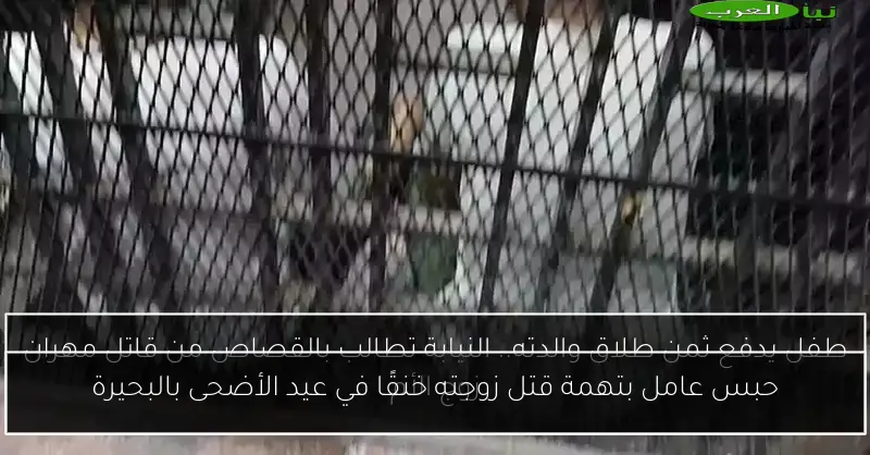 حبس عامل بتهمة قتل زوجته خنقًا في عيد الأضحى بالبحيرة