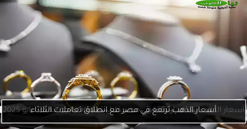 أسعار الذهب ترتفع في مصر مع انطلاق تعاملات الثلاثاء
