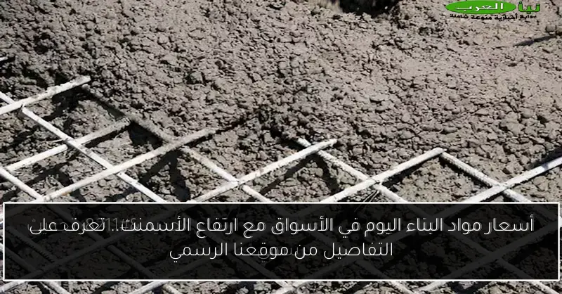 أسعار مواد البناء اليوم في الأسواق مع ارتفاع الأسمنت.. تعرف على التفاصيل من موقعنا الرسمي