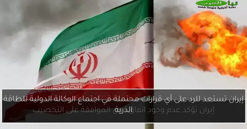 إيران تستعد للرد على أي قرارات محتملة في اجتماع الوكالة الدولية للطاقة الذرية