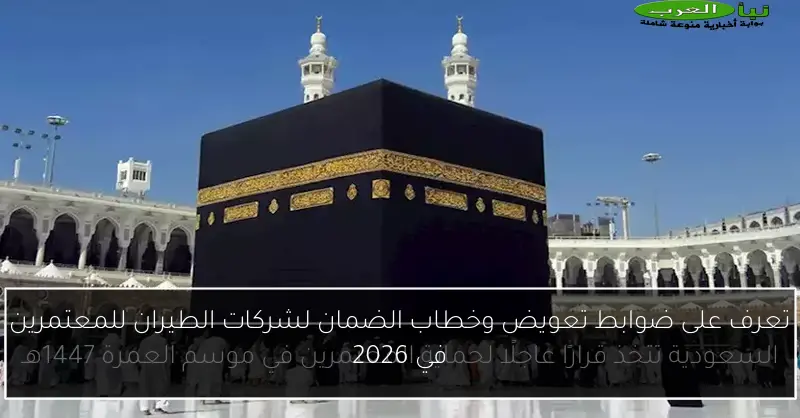 تعرف على ضوابط تعويض وخطاب الضمان لشركات الطيران للمعتمرين في 2026