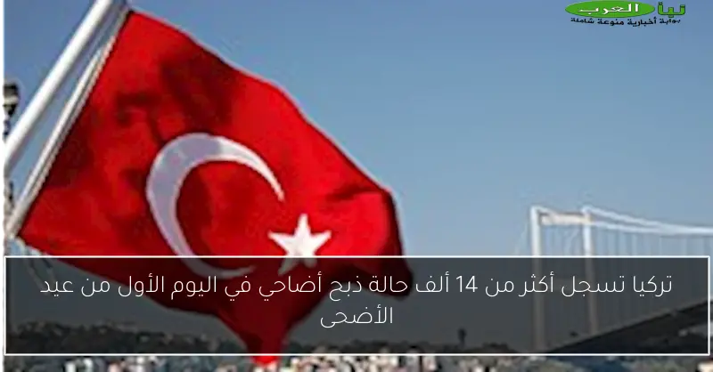 تركيا تسجل أكثر من 14 ألف حالة ذبح أضاحي في اليوم الأول من عيد الأضحى